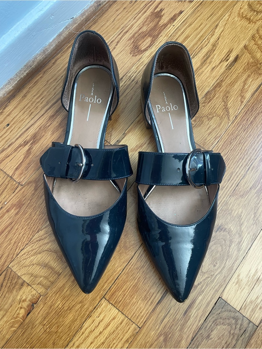 Linea Paolo Navy Patent Flats🥿🥿 - Picture 7 of 7